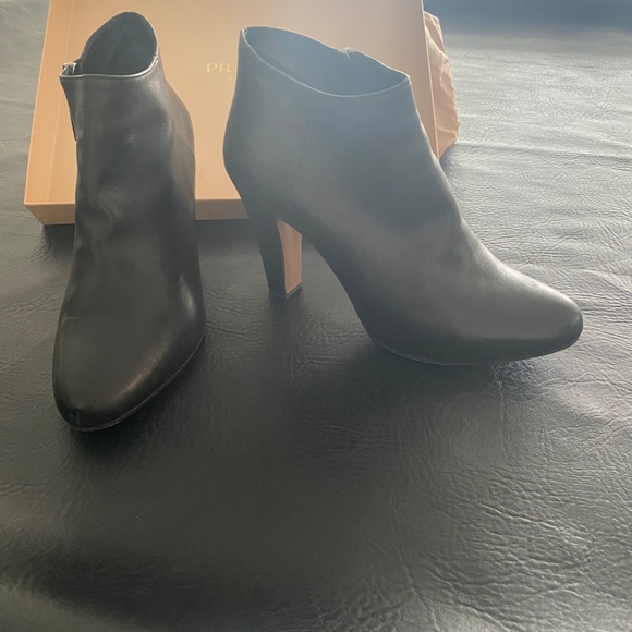 Prada Calzature Donna Bootie - Excellent Condition - Black Size 37.5 - Picture 9 of 15